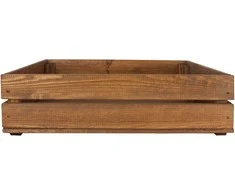 Medinė dėžė 585x390x164mm ruda