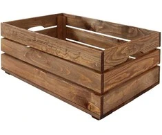 Medinė dėžė 585x390x239mm ruda