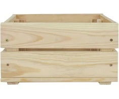 Medinė dėžė SD-2-30X20 292.5x195x164mm pilka