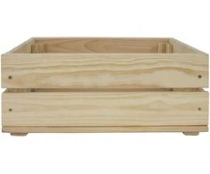 Medinė dėžė SD-2-40X30 390x292x5x164mm pilka