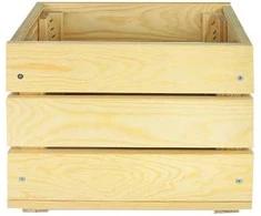 Medinė dėžė SD-3-30X20 292.5x195x239mm pilka