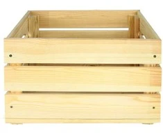 Medinė dėžė SD-3-40X30 390x292.5x239mm pilka