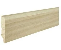 Medinė faneruota grindjuostė P5001312A, ąžuolas, 16 mm pločio, 60 mm aukščio, 2,2 m ilgio