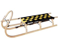 Medinės rogutės Sulov L125cm juodos