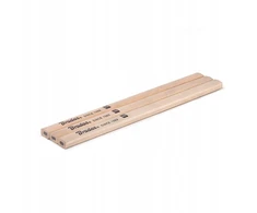 Mediniai konstruktoriniai pieštukai HB 180 mm kvadratiniai, 3 vnt., „pasidaryk pats“ PC2SQ18WD/3B