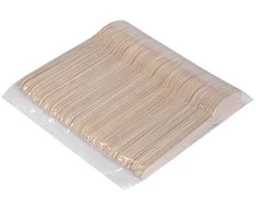 Mediniai šaukštai 16cm/100vnt.