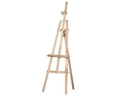 Medinis stalo molbertas, sulankstomas, max drobės aukštis 68 cm, bendras aukštis 47-86 cm