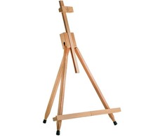 Medinis stalo molbertas, sulankstomas, max drobės aukštis 68 cm, bendras aukštis 47-86 cm