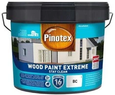 Medinių fasadų dažai PINOTEX WOOD PAINT EXTREME, BC bazė, 9,4 l