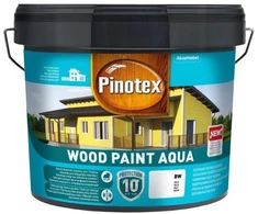 Medinių fasadų dažai PINOTEX WOOD PAINT AQUA, švediškai raudonos sp., 9 l