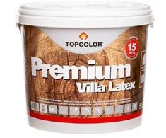 Dažai medienai TOPCOLOR VILLA LATEX skandinaviška vyšnia 5 L