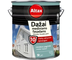 Medinių fasadų dažai TOPCOLOR PREMIUM VILLA LATEX, pusiau matiniai, CLR/C bazė, 5 l