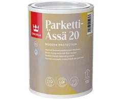 Medinių grindų lakas TIKKURILA PARKETTI ASSA 50, pusiau blizgus, 1 l