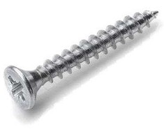 Medsraigčiai, baltai cinkuoti UC PZ, 4,0 x 30 mm, 25 vnt.