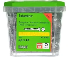 Medsraigčiai kampams, TX, T-17 įpjova, ZN, 5,0x40, 250 vnt.