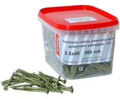 Medsraigčiai lauko darbams TORX 10, RUSPERT padengimas, 3,5 x 45 mm, 400 vnt.