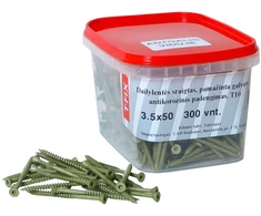 Medsraigčiai lauko darbams TORX 25, RUSPERT padengimas, 5,0 x 50/30 mm, 150 vnt.