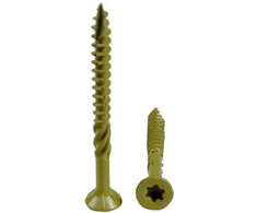 Medsraigčiai lauko darbams TORX, RUSPERT padengimas, 4,5 x 60 mm, 150 vnt.