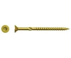 Medsraigčiai TORX 20, geltonai cinkuoti, 4,5 x 60/36 mm, 150 vnt.