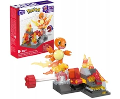 Mattel Mega Construx Pokémon: Ugnies ataka Charmander, 81 detali