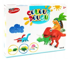 Mega Creative Plastilino rinkinys "dinozaurai" su formelėmis
