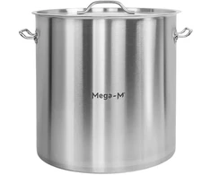 Mega-M Aukštas nerūdijančio plieno puodas indukcinėms dujoms 71 l + dangtis