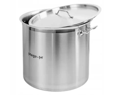 Mega M Indukcinis puodas pagamintas iš nerūdijančio plieno 36L sk. 36cm su PRO dangteliu 36x36 cm