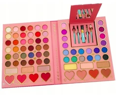 MEGA MAKIAŽO PALETĖ GLITTER GLITTER 70 VIENETLIŲ BRONZINĖS BIZDESIO