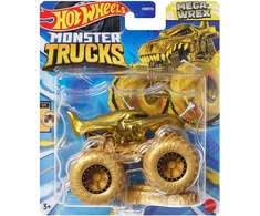 MEGA WREX automobilis Golden Monster Trucks Auksinis Gold Hot Wheels Cars Truck 1:64