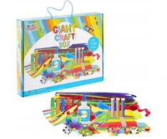MEGADIDI MEGA KŪRYBINIS RINKINYS Meninis 500 elementų Scrapbooking lagaminas