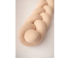 Meliboo Wysoki ochraniacz warkocz do łóżeczka niemowlęcy poduszka dekoracyjna 350cm