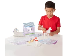 Melissa &amp; Doug MELISSA&amp;DOU ARKLIO IR PONIŲ KŪRIMO RINKINYS