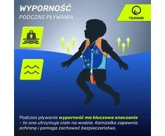 Mėlyna TSUNAMI plaukimo liemenė 3-6 metų vaikams