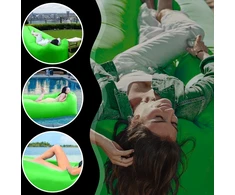 Memflow ČIUŽINIS KĖDĖLIS PRIPUČIAMA SULANKSTAMA SOFA LAZY BAG AIR FOR BEACH XXL foteliu