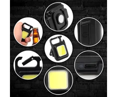 Memflow GALINGAS MINI LED kišeninės lempos laikiklio kojelės RAKTŲ PAKAIKLIS MAGNETO ATIDARYMAS