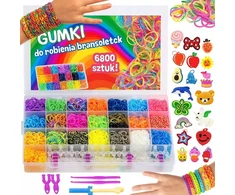 Memflow GUMĖS APYRANKĖMS GAMINTI 6800 XXL ELEMENTS VAIKO DIENOS DOVANA