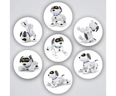 Memflow INTERAKTYVUS ROBOTAS ROBOPOGAS ŠUNIS NUOTOLINIO PULTO PROGRAMUOJAMAS