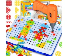 Memflow Lagaminas KONSTRUKCINIAI BLOKAI ATSUKTUČIŲ SRAIGTAI DIY KIT 237 EL