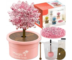 Memflow MAGIC TREE CRYSTAL AUGIMO PATIRTIES RINKINYS ROŽINĖ DOVANA