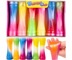 Memflow SLIME GLUT SPALVINGA PASTA GLITTER DIDELIS SLIME RINKINYS VAIKAMS