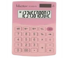 Men's Vector VEKTORINIS SKAIČIUOKLIS BIURO KAV VC-812 PK Rožinis