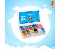 Mensen GUMOS PAPUOŠALŲ GAMYBOS APYRANKĖMS MEGA CREATIVE RINKINYS XXL 6800 vnt.
