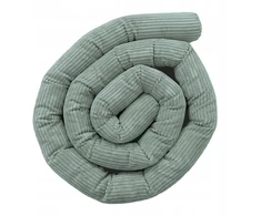 Meowbaby Ochraniacz Volelis do Łóżeczka Safe Roll Aesthetic olive-žalias 1,5m
