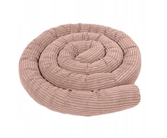 Meowbaby Ochraniacz Volelis do Łóżeczka - Safe Roll Aesthetic Kolor powder-pink 1,5m