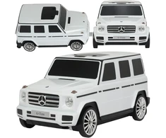 Bez Marki MERCEDES G KLASĖ VIRŽIAMAS LAGAMINAS 3IN1 AUTOMOBILIS VAIKAMS AUTOMOBILIŲ BALTOS RITĖS