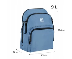 Mergaičių mokyklinė kuprinė Kite K24-2589s-4, mėlyna, 9l