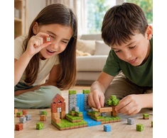 Merkan Magnetinių konstrukcinių blokų rinkinys iš 157 ugdymo elementų PIXELS
