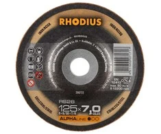 Met. šlif. diskas „RHODIUS" 125x7x22,2 mm