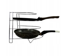 METAL CHROME organizatorius stovas keptuvėms