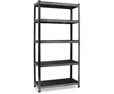 Metalinė daiktų laikymo lentyna 180 x 90 x 40 cm Humberg HR-851 juoda